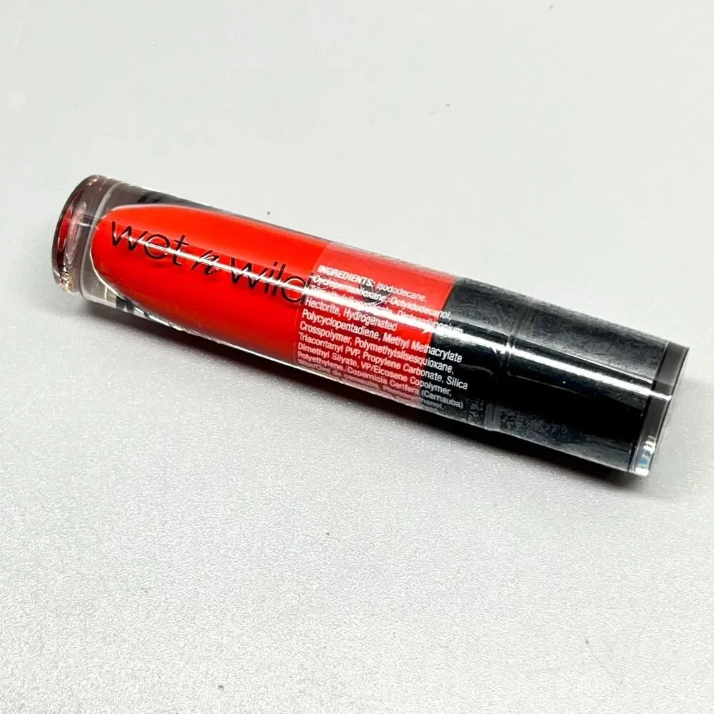 Wet N Wild Megalast Liquid Catsuit Matte Lipstick FLAME OF THE GAME 929B rare